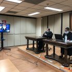 El tribunal durante el anuncio de la sentencia para Norma Vallejo.