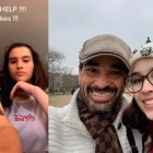 Jorge Cassis junto a su hija Paublova