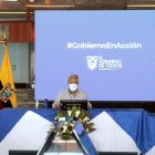 El presidente Moreno durante su último gabinete realizado en Santa Elena.