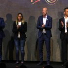 La presentación de Jordi Cruyff (segundo desde la derecha) como selecionador ecuatoriano fue un sueño, que hoy termina en pesadilla.