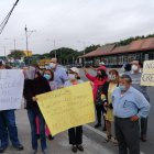 Guayaquil. En la ciudadadela 9 de Octubre, moradores rechazaron la construcción de un crematorio en la zona, pues temen que podría afectar su salud.