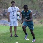 José Angulo se prepara intensamente para debutar con Barcelona en LigaPro.