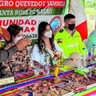 Evento. Autoridades nacionales y representantes de Balao estuvieron presentes en la entrega de los predios a habitantes de San Carlos.