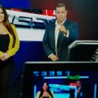 Sofía Caiche y Luis Fernando Anangonó, director del espacio