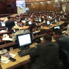 Decisión. Ximena Peña renunció a la coordinación del bloque de Alianza PAIS antes de elegir vicepresidente.