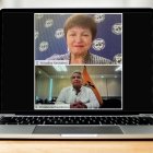 El mandatario mantuvo una reunión con la directora del organismo multilateral.