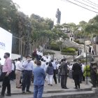 Varios funcionarios municipales se dieron cita esta tarde en la sesión solemne.