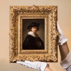 Uno de los autorretratos de Rembrandt ha sido subastado en 18 millones de dólares.