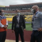 Miguel Ángel Loor (d) ha mantenido reuniones con las autoridades.