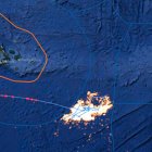 Flota. Los barcos chinos en el borde del mar territorial ecuatoriano.