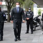 l viernes pasado Harrison Salcedo acudió a la Fiscalía. Quería asistir a la versión sin juramento que presentó la ministra de Gobierno.