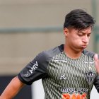 Alan Franco no pudo terminar su partido con el Mineiro al ser castigado por una fuerte falta.