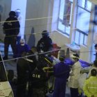 Daniel Salcedo fue examinado en el hospital de la Policía, en Quito, antes de ingresar a la cárcel de El Inca.