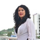 Karina en una de sus visitas a nuestra redacción.