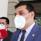 Erick Huilca, defensor de uno de los procesados por delincuencia organizada.