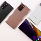 El Galaxy Note 20 (estándar) viene en colores: negro, blanco y bronce.