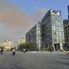 Daños provocados en viviendas de Beirut tras la explosión en el puerto de esa ciudad.