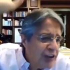 Una imagen del precandidato presidencial capturada del video que circula en redes sociales.