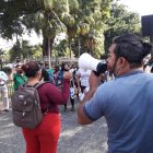 Hecho. Decenas de habitantes del sector se concentraron en el centro para exigir respuestas a las autoridades.