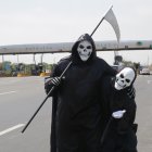 Agentes. Carlos Montero y Cristóbal  Ripalda se disfrazaron.