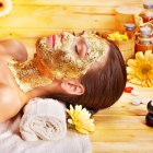 Tratamientos facial con láminas de oro