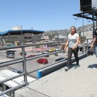 Sitio. El puente que se desmantelará está ubicado en el ingreso de la ciudadela Martha de Roldós, sobre la Juan Tanta Marengo.