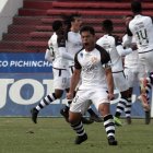 Matias Oyola, mediocampista de Barcelona, dio el pase gol para el primer tanto del Ídolo en suelo cuencano.