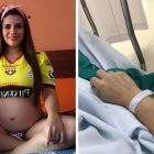 Imagen que compartió a su ingreso al hospital.