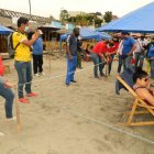 Hecho. Este último fin de semana se realizó un simulacro en General Villamil. Participaron 120 trabajadores.