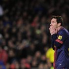 Lionel Messi anunció su deseo de salir del FC. Barcelona.

Barcelona"s Argentinian forward Lionel Messi reacts during the Spanish Cup semi-final second-leg football match FC Barcelona vs Real Madrid CF at the Camp Nou stadium in Barcelona on February 26, 2013.  AFP PHOTO / JOSEP LAGO

 TOPSHOTS-FBL-ESP-CUP-BARCELONA-REALMADRID