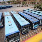 Unidades. Solo 22 de 65 articulados ruedan en Metrobastión.