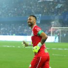 Esteban Dreer, portero de Liga de Portoviejo, visitará el Capwell, donde fue vitoreado por los hinchas de Emelec.