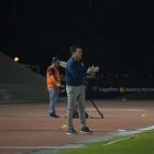 Paul Gavilanez, técnico del Guayaquil City, durante el duelo donde venció a Barcelona