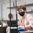 La titular del FMI, Kristalina Georgieva en Juan videoconferencia; la negociación del acuerdo con Ecuador ha sido totalmente virtual.