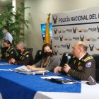 Reacción. María Paula Romo, ministra de Gobierno, responde a la Asamblea en rueda de prensa en Guayaquil.