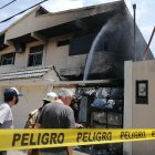 Hecho. El incidente dejó como saldo daños en dos viviendas.