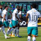 Los jugadores de Liga de Quito festejan ante Orense por la fecha 9 de la LigaPro