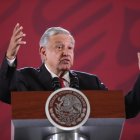 El presidente de México, Andrés Manuel López Obrador, en una de sus habituales conferencias matutinas.