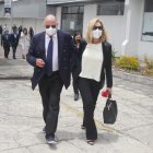 Isidro Romero acudió junto a la precandidata a la Vicepresidencia de la República, Sofía Merino y juntos aceptaron su precandidatura.