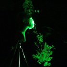 Simulación realizada, para fines científicos, con una mascarilla N95 con válvula