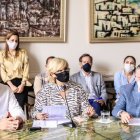 Sesión. Viteri realizó el anuncio de las medidas este martes 1 de septiembre.