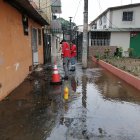 El 24 de agosto de 2020 una tubería de agua potable se rompió.