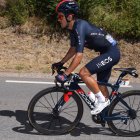 El ciclista ecuatoriano Richard Carapaz ascendió un lugar en la clasificación general del Tour de Francia.