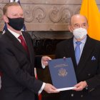 El canciller Luis Gallegos resaltó que las relaciones y la cooperación entre Quito y Washington se encuentran  "en su mejor momento".