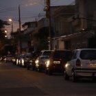 Oscuridad en un parqueadero de la ciudadela La Saiba, en el sur de Guayaquil.