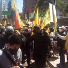 El lunes 7 de septiembre los simpatizantes de AEA protestaron en los exteriores del CNE exigiendo que les dejen participar en los comicios de 2021.