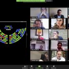 La Asamblea Nacional reinstaló la sesión suspendida ayer. No todos los puntos del orden del día fueron evacuados.