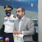 Anuncio. Taiano estuvo acompañado por el general Luis Lalama.