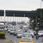 Congestión. El operativo se realizó en cuatro puntos de acceso de la ciudad.