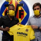 Pervis Estupiñán fue presentado por el Villarreal este miércoles 16 de septiembre de 2020.